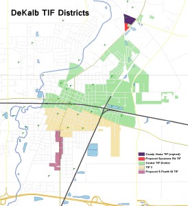 How much TIF in DeKalb?