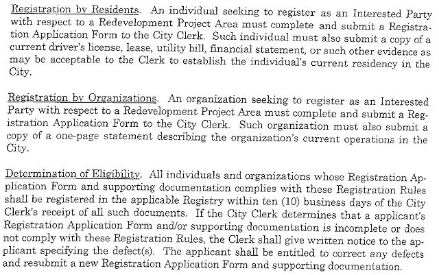 Appendix A City of DeKalb Interested Party Registry Ordinance