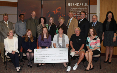 NIU's Sandra Streed (first row, far left) was among the 14 1st Farm Credit Services grant recipients for her work on the Local Food Planning and Technical Assistance program.
