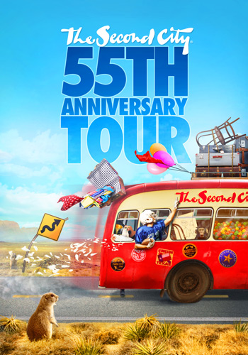 The Second City 55th Anniversary Tour poster