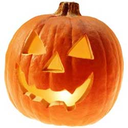 Photo of a jack-o-lantern
