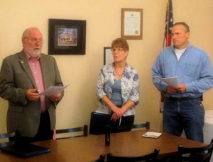 From left: Ken Andersen, Marianne Anderson and Will Heinisch of FOCUS DeKalb