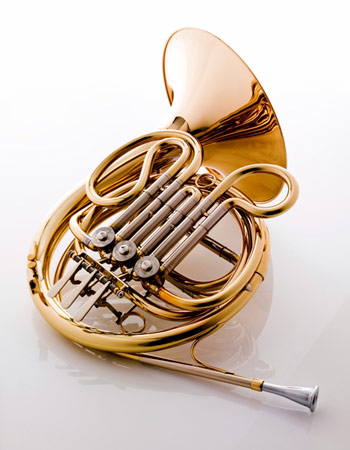 Photo of a French horn