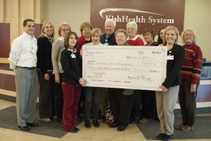 Pictured from left to right: back row: Kevin Poorten, KishHealth System president and CEO, Alessandra Ramalho, Debi Frankovich, Marcia Kinsey, Jim Butler, Sharon Williams, Cherie Recchia, Brittany Gerard, and Jan Sofranko; front row: Marcy Rubic, Cile Massover, Cheryl Lorden, and Kim Perri.