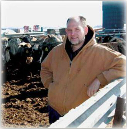 Roy Plote is a sixth generation farmer from Leland. He farms with his brother and brother-in-law raising beef cattle, corn, soybeans, wheat andhay. Roy and his wife, Janet, have two sons, Ethan and Avery.