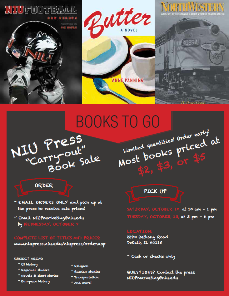 NIU Press fall sale flyer