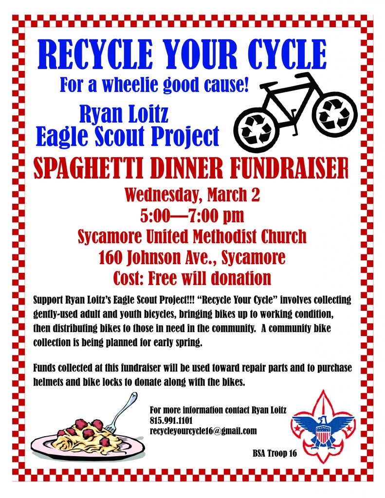 Poster-Spaghetti Dinner Fundraiser-SM