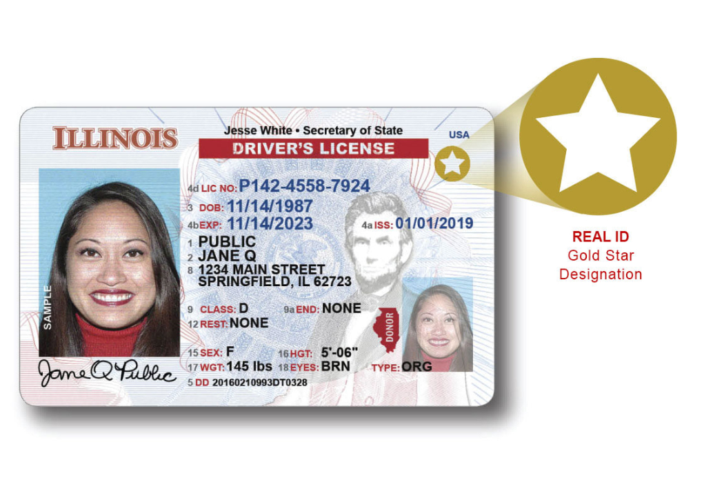 Illinois Traveler's Options For Real ID Cards
